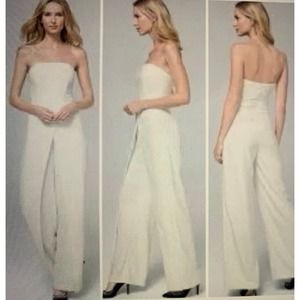 WHBM Winter White Jumpsuit (Formal)